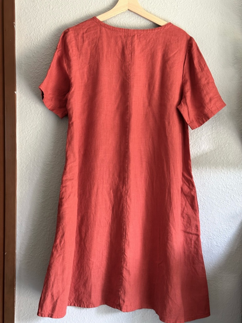 Linenbee Trapeze Linen Dress - Picture 2 of 3